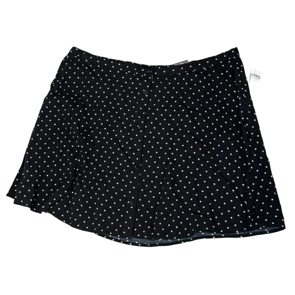 Aeropostale Star High Waisted Button Front‎ Mini Skirt XL Americana Y2K 90s NWT